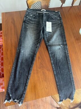 Moussy Faded Black Skinny Jeans sz29 NWT